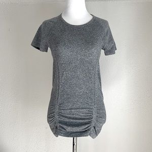 Athleta Gray Short Sleeve Top